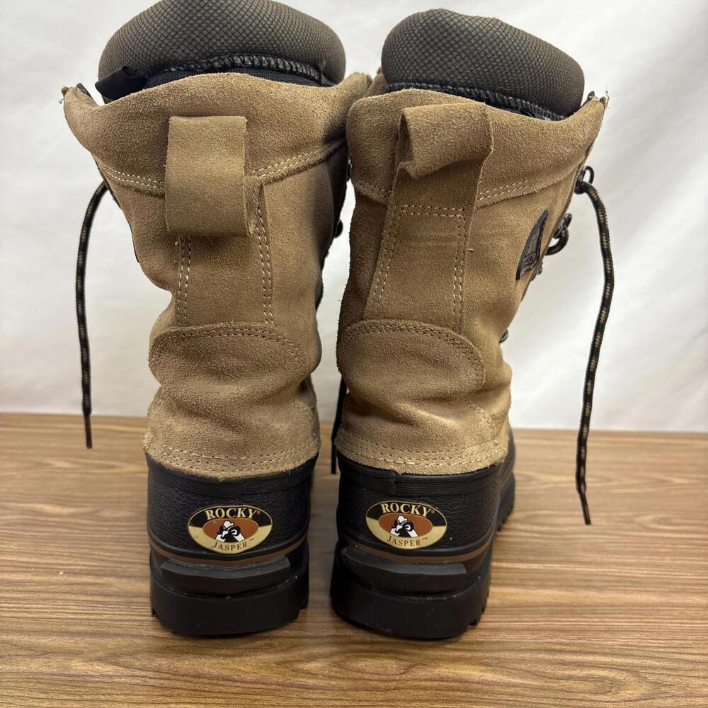 ROCKY JASPER 7856 MENS THINSULATE STEEL SHANK LEATHER BOOTS SIZE 7 M - Picture 4 of 12